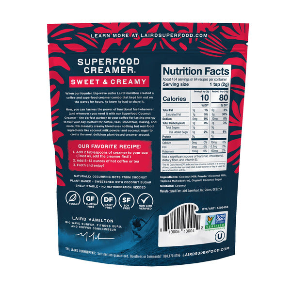 Laird Superfood Creamer, 32 oz