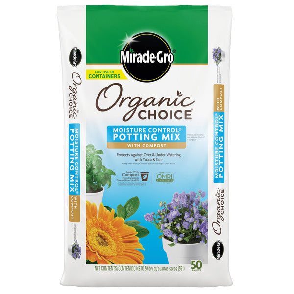 Miracle Gro Organic Choice Potting Mix, 50 qt