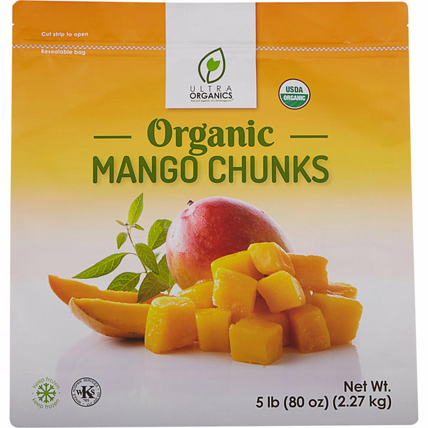 Ultra Organics Organic Mango Chunks, 5 lbs