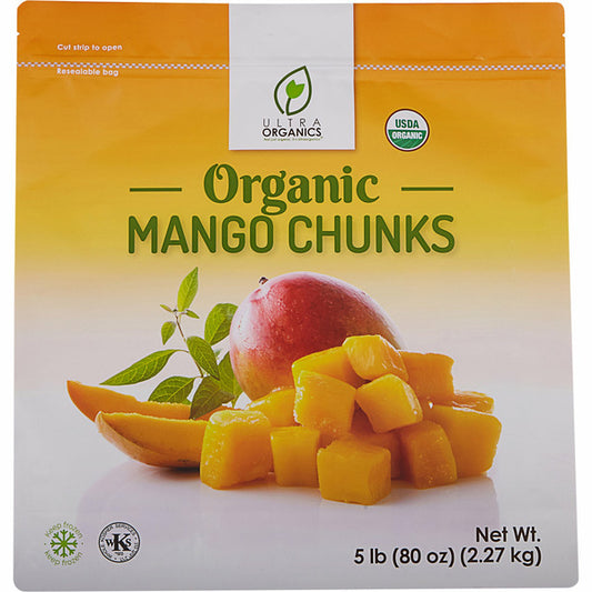 Ultra Organics Organic Mango Chunks, 5 lbs