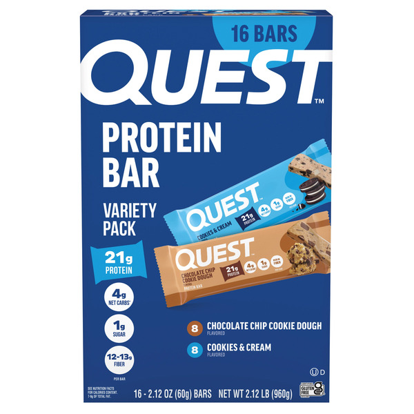 Quest Protein Bar Variety Pack, 2.12 oz, 14-count