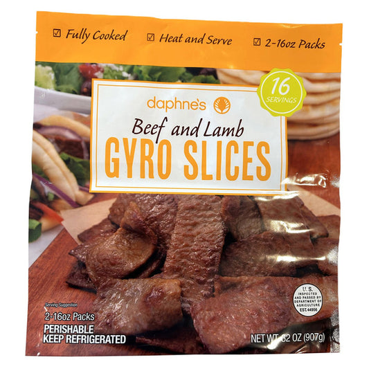 Daphne's Beef and Lamb Gyro Slices, 16 oz, 2-count