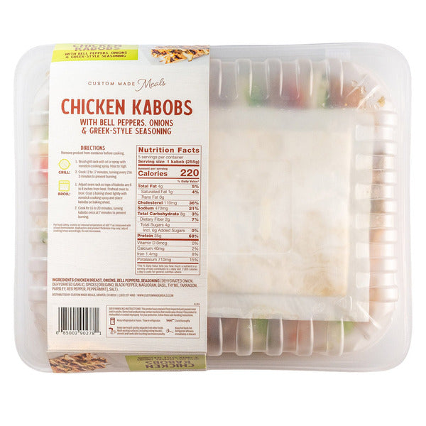 Custom Made Meals Chicken Kabobs, 9 oz, 5-count