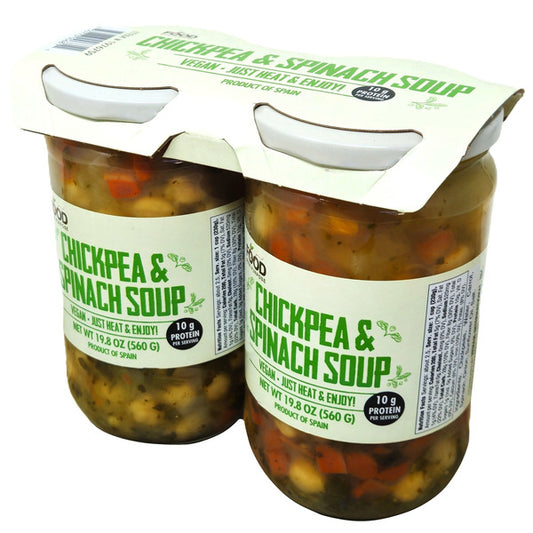 Food with Purpose Chickpea & Spinach, 19.8 oz, 2-count