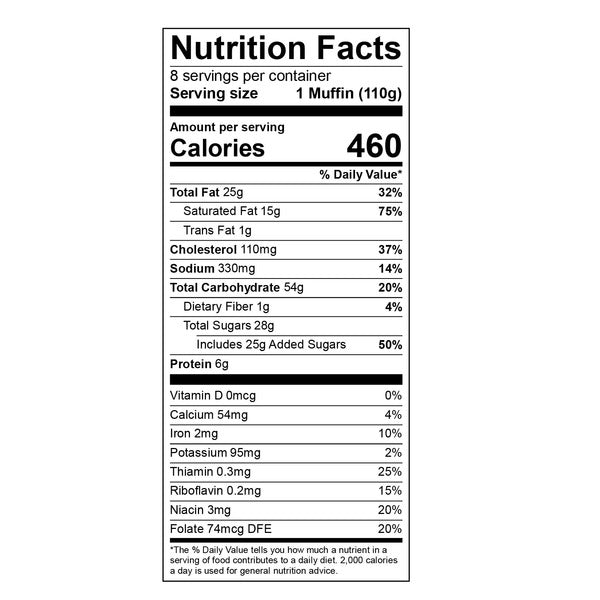 Kirkland Signature Blueberries & Cream Muffin, 8-count ($1.94 / lb)