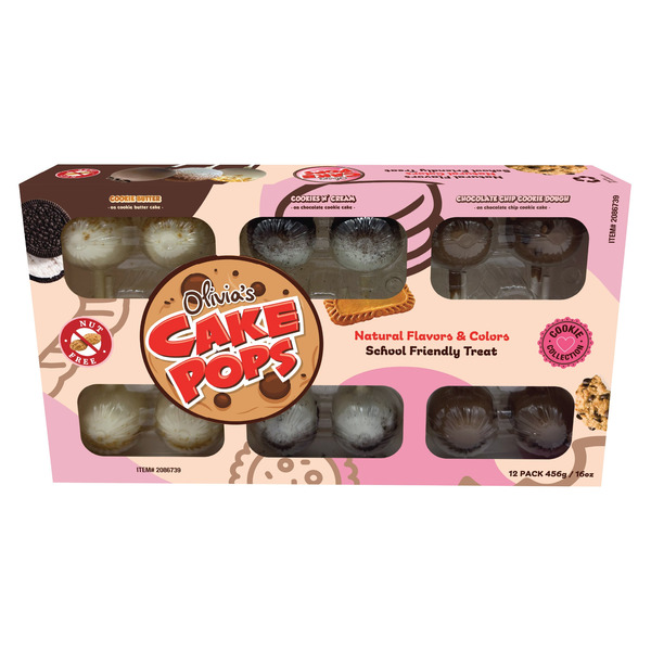 Olivia's Cake Pop Variety Pack, 12-count