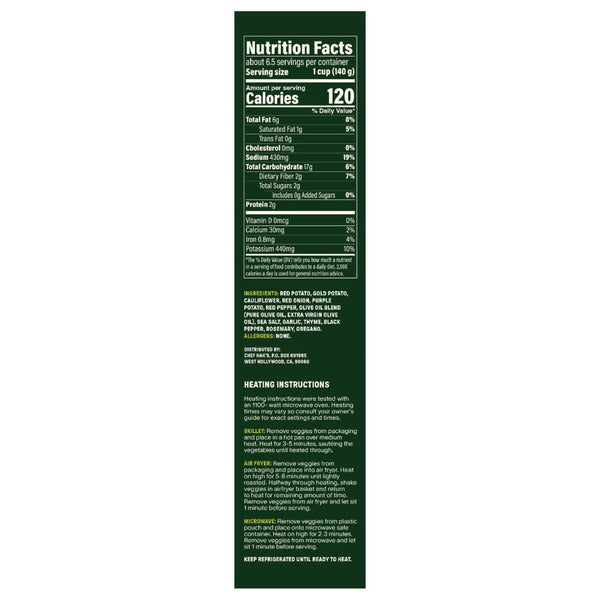 Chef Hak's Roasted Red, White, & Blue Veggies, 16 oz, 2-count