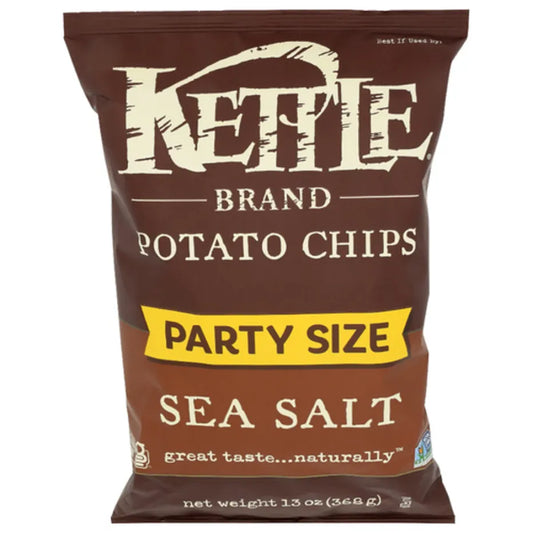 Kettle Sea Salt Potato Chips Party Size 13 oz