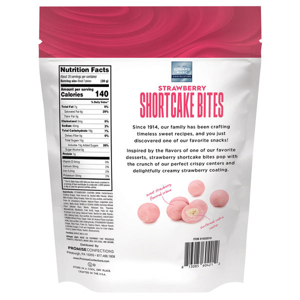 Edward Marc Strawberry Shortcake Bites, 20 oz