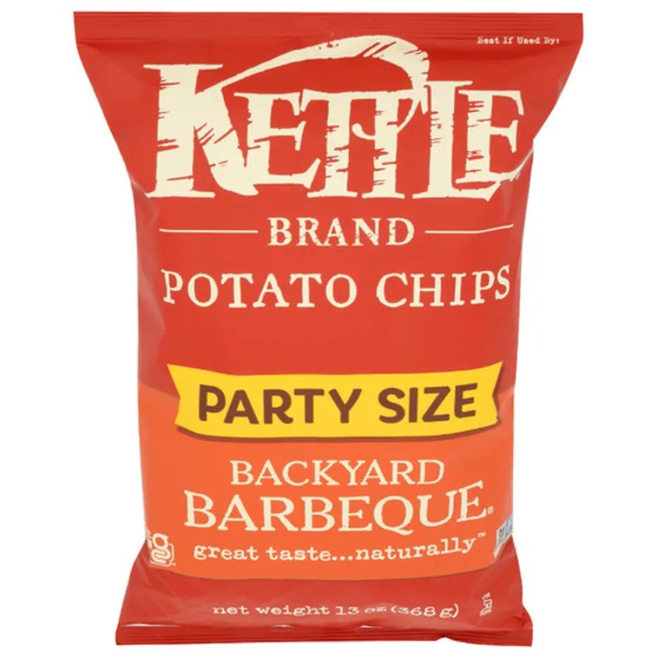 Kettle Backyard BBQ Party Size Kettle Potato Chips 13 oz