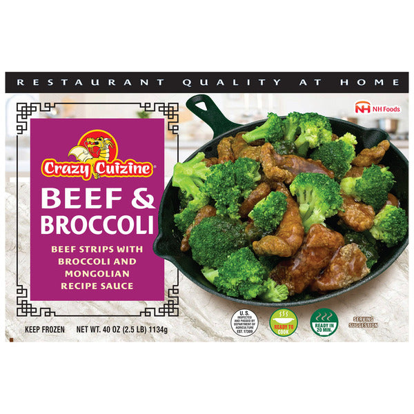 Crazy Cuizine Beef & Broccoli, 40 oz