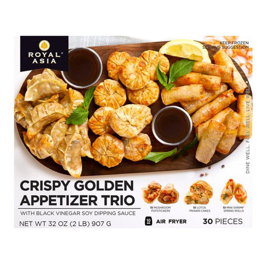 Royal Asia Crispy Golden Appetizer Trio, 32 oz