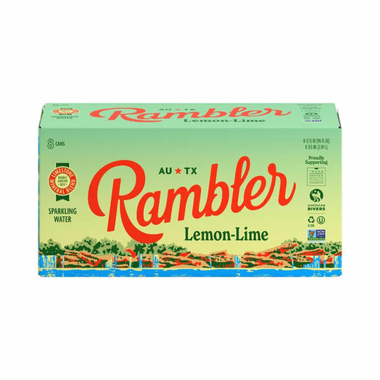 Rambler Sparkling Lemon Lime, 8 Count