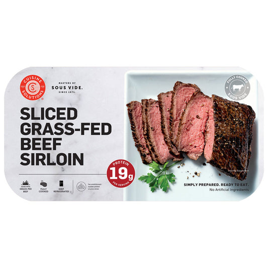 Cuisine Solutions Sliced Grass-Fed Beef Sirloin, ($13.99/lb)