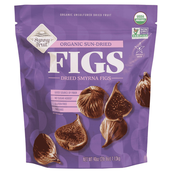 Sunny Fruit Organic Sun-Dried Figs, 40 oz