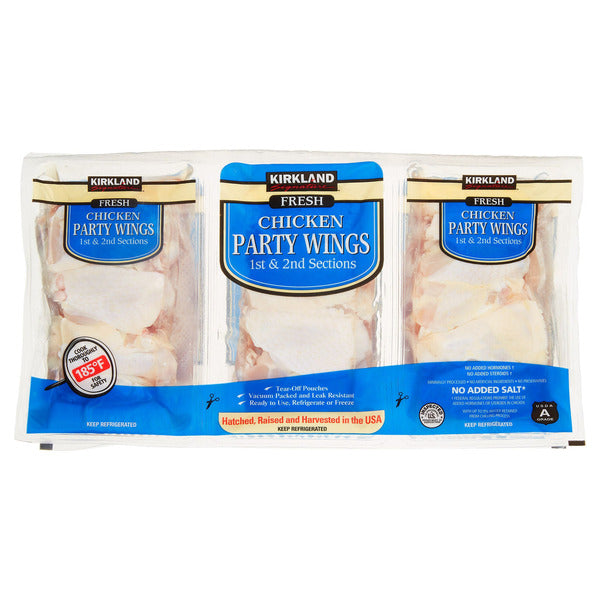 Kirkland Signature Fresh Chicken Party Wings ($2.79/lb)