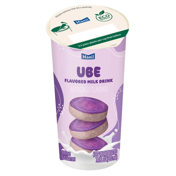 Maeil Ube Flavored Milk Drink, 7.4 fl oz, 10-count