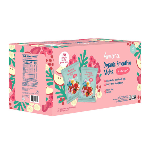 Amara Organic Smoothie Melts, .2 oz Bags, 20-count