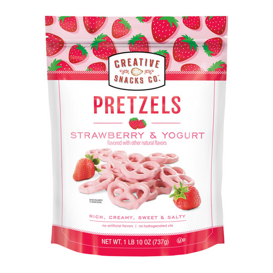 Creative Snacks Co. Strawberry and Yogurt Pretzels, 26 oz