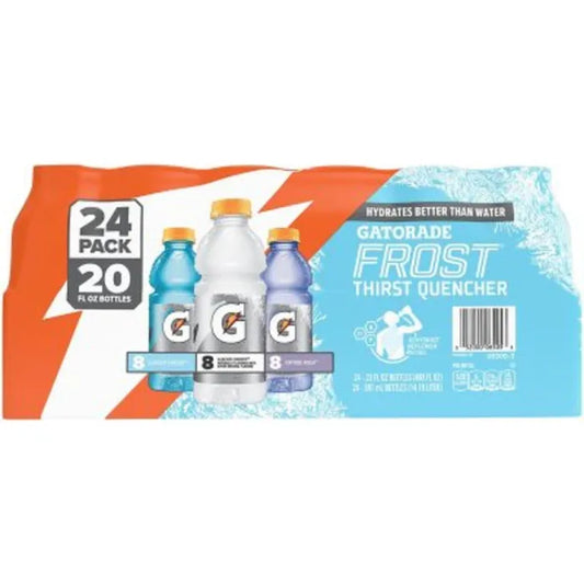 Gatorade Frost Thirst Quencher, Variety Pack 20 fl. oz., 24 pk.