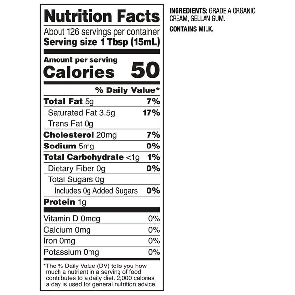 Horizon Heavy Whipping Cream, 64 fl oz