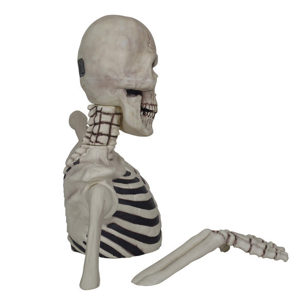 62" Giant Ground Breaking Skeleton with LCD Eyes and Sound