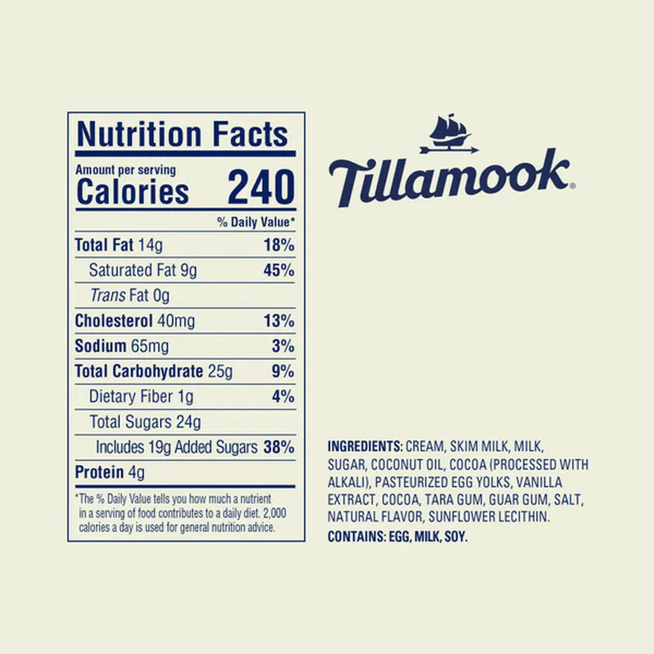 Tillamook Chocolate Chip Cookie Dough Ice Cream, 48 oz