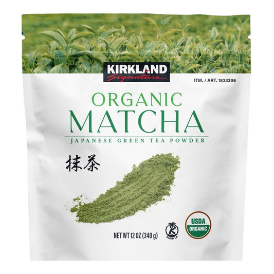 Kirkland Signature Organic Matcha Green Tea Powder, 12 oz