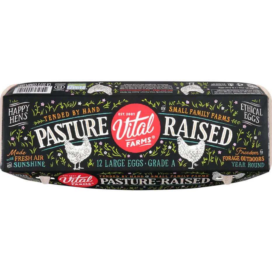 Vital Farms Pasture-Raised Large Eggs 12 ct