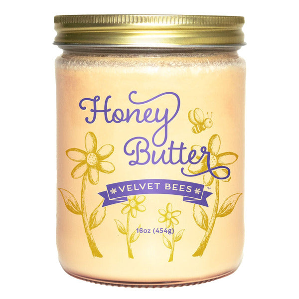 Velvet Bees Honey Butter, 16 oz
