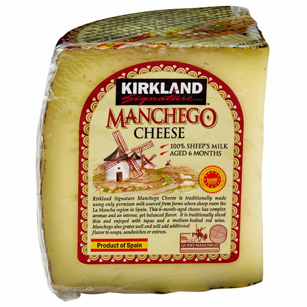 Kirkland Signature Spanish Manchego ($11.99 / lb)