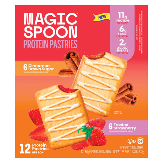 Magic Spoon Protein Pastries, Variety Pack, 1.97 oz, 12-count