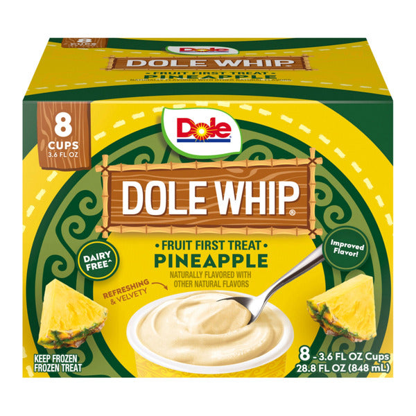 Dole Whip Pineapple Cups, 3.6 fl oz, 8-count
