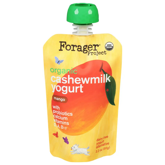 Forager Project Organic Mango Cashewmilk Yogurt, 3.2 oz