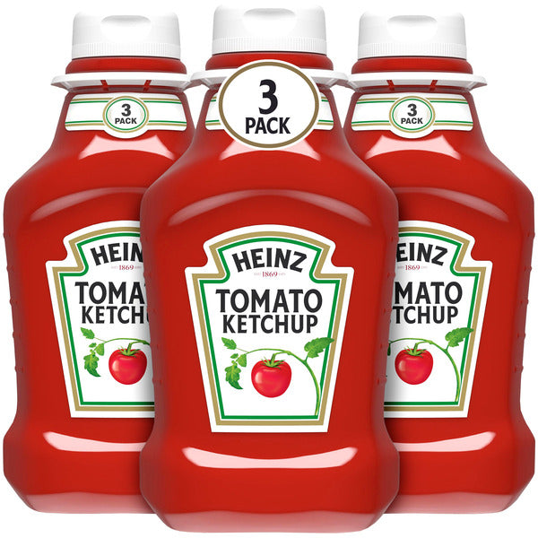 Heinz Tomato Ketchup, 44 oz, 3 ct