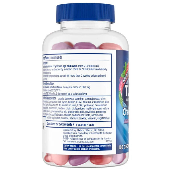 TUMS Chewy Bites, 108 Count