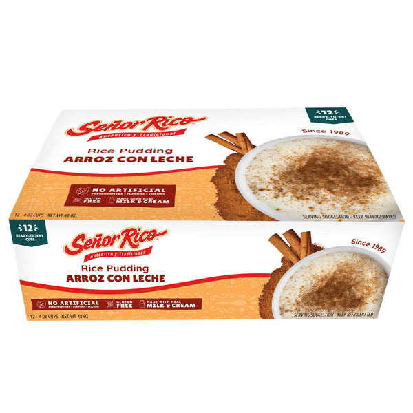 Señor Rico Rice Pudding, 4 oz, 12-count