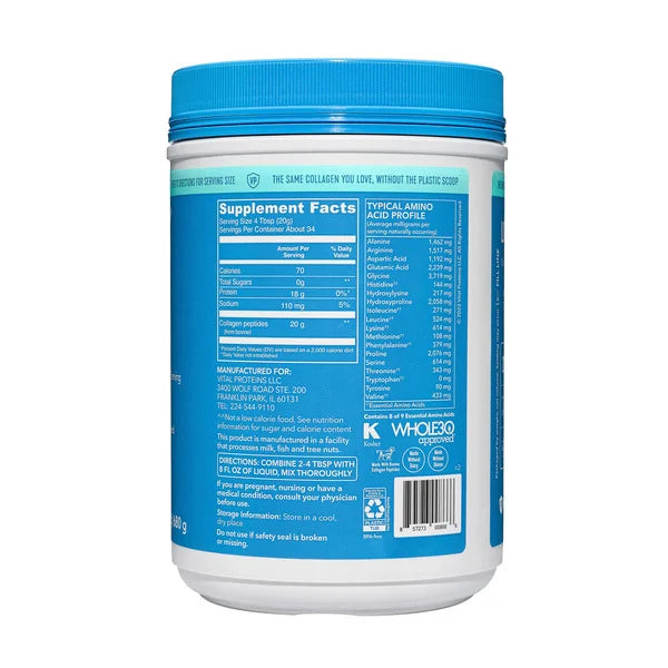 Vital Proteins Collagen Peptides Unflavored 24oz