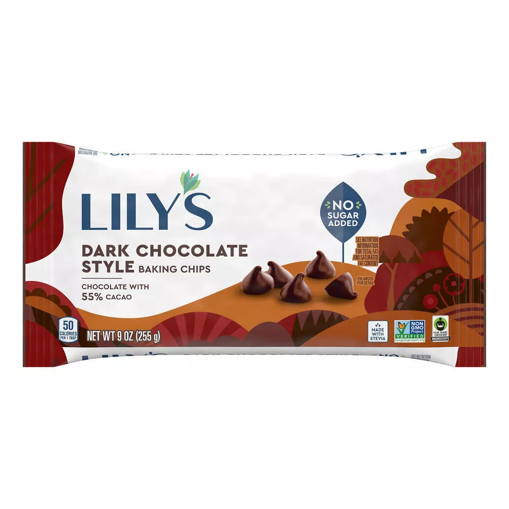 Lily's Dark Chocolate Baking Chips, 9oz