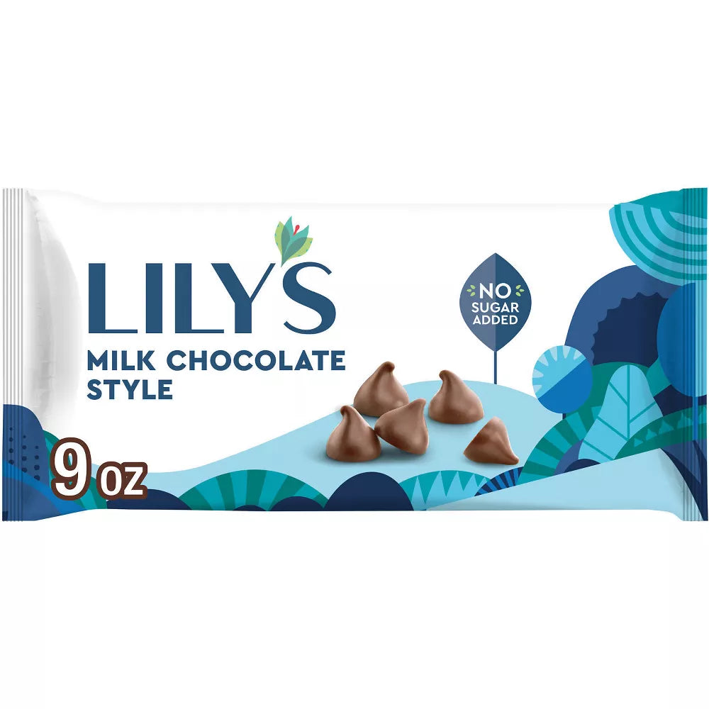 Lily's Milk Style Chocolate Chips, 9 oz