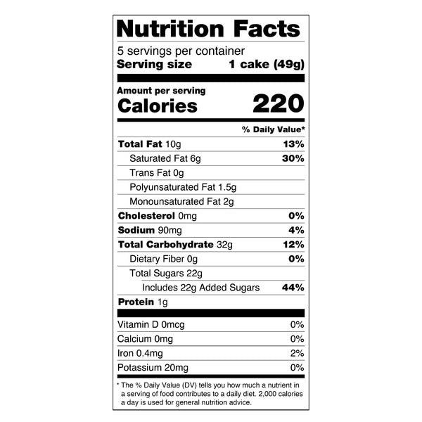 Little Debbie Christmas Tree Cakes, 1.7 oz, 20 ct