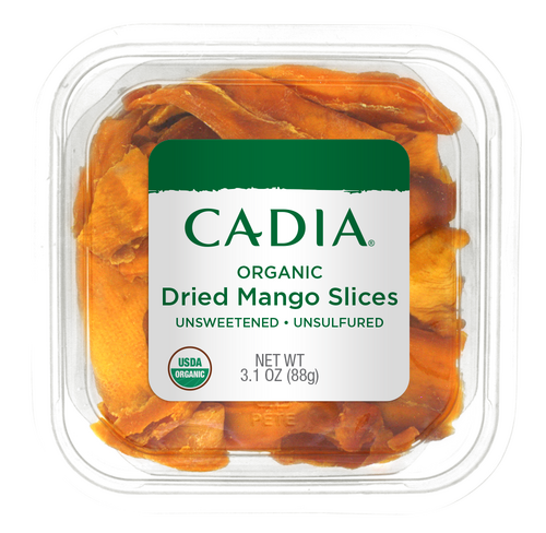 Cadia Organic Dried Mango Chunks, 3.1 oz