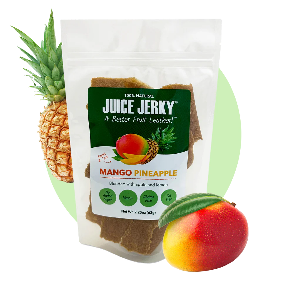 Juice Jerky Fruit Leather Mango Pineapple 2.25oz