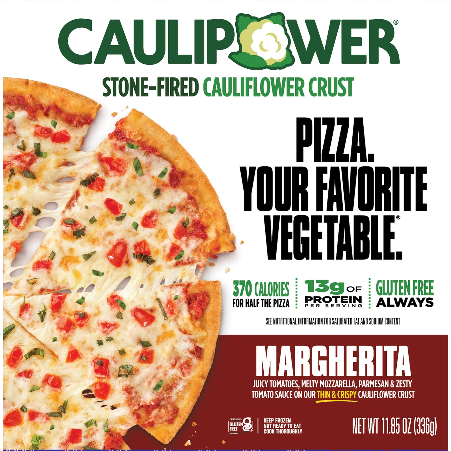 Caulipower Margherita Stone-Fired Cauliflower Crust Pizza, 11.85 oz