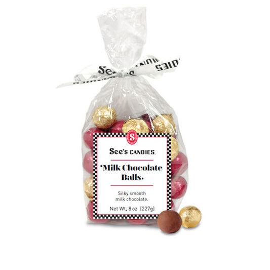 See's Candies Milk Chocolate Balls 8oz