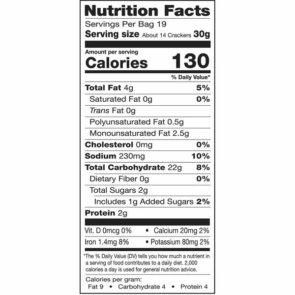 Milton's Gluten Free Crispy Sea Salt Crackers, 20 oz