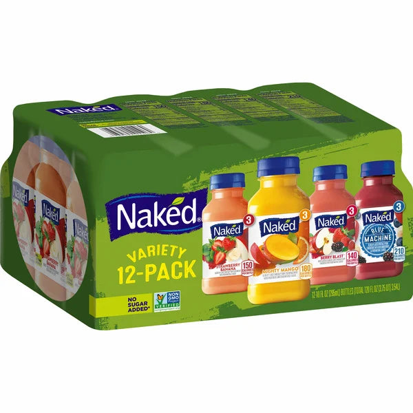 Naked 100% Juice Blend Variety Pack 12 ct, 10 oz