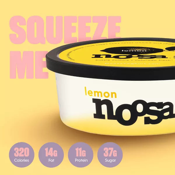 noosa Lemon Probiotic Yoghurt, 8 oz
