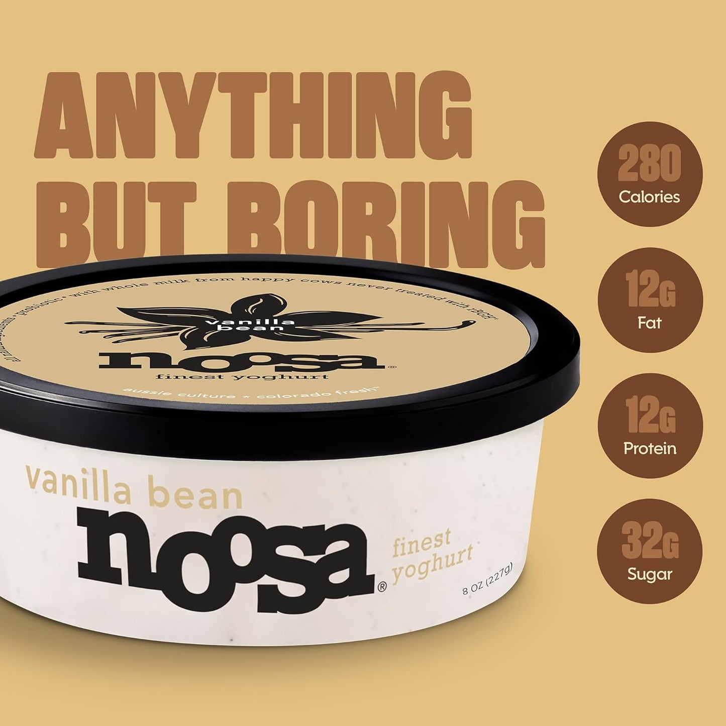 noosa Vanilla Bean Yoghurt, 8 oz