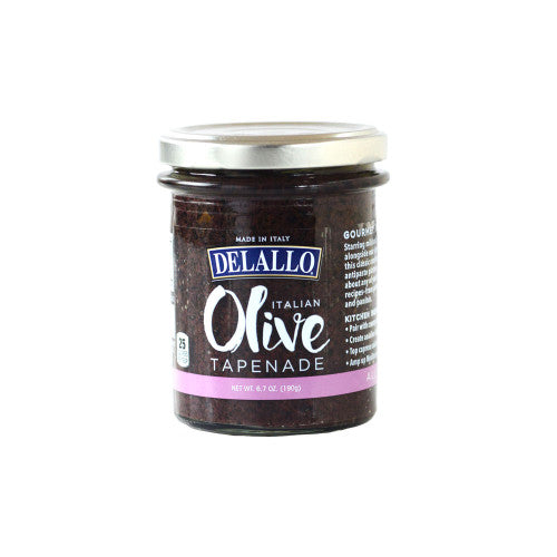 DeLallo Black Olive Tapenade, 6.7 oz